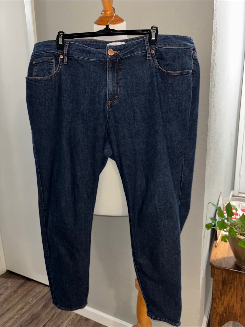 LOFT Dark Indigo Modern Skinny Jeans